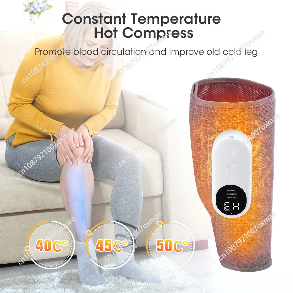 Electric heating airbag calf massager 3 mode 3 gear hot compress leg massager