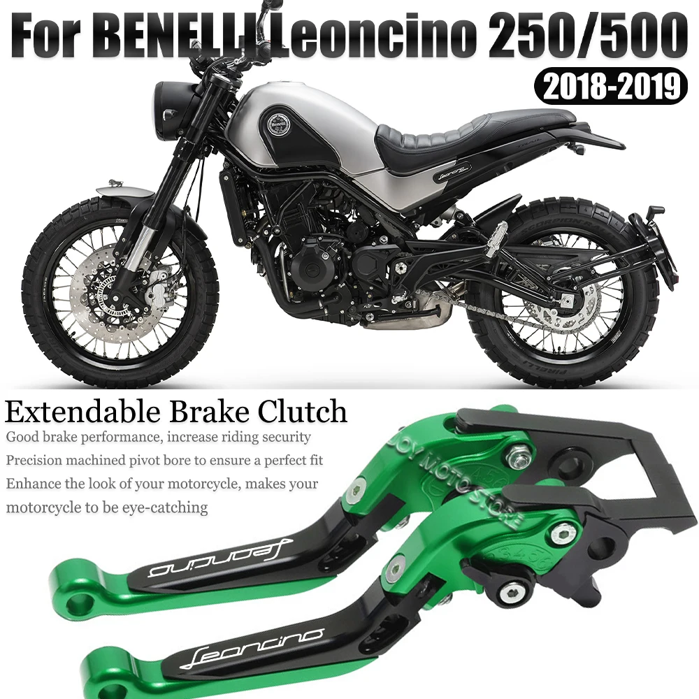 

For Benelli Leoncino250 500 2018-2019 Motorcycle Accessories CNC Clutch Lever Brake Lever Set Adjustable Folding Handle Levers