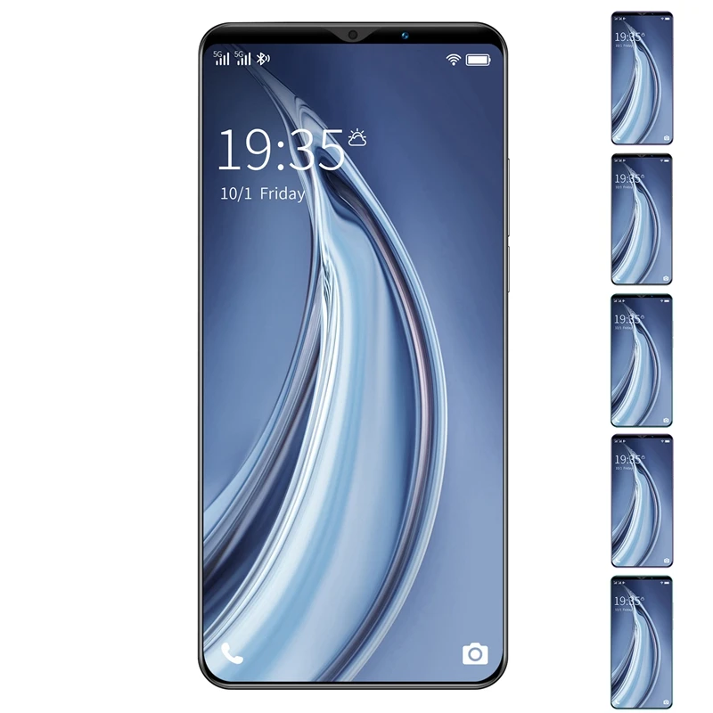 Note9 5,8 cala 1+4G Rozpoznawanie twarzy Woda Inteligentny telefon z systemem Android Sieć 3G Czarny