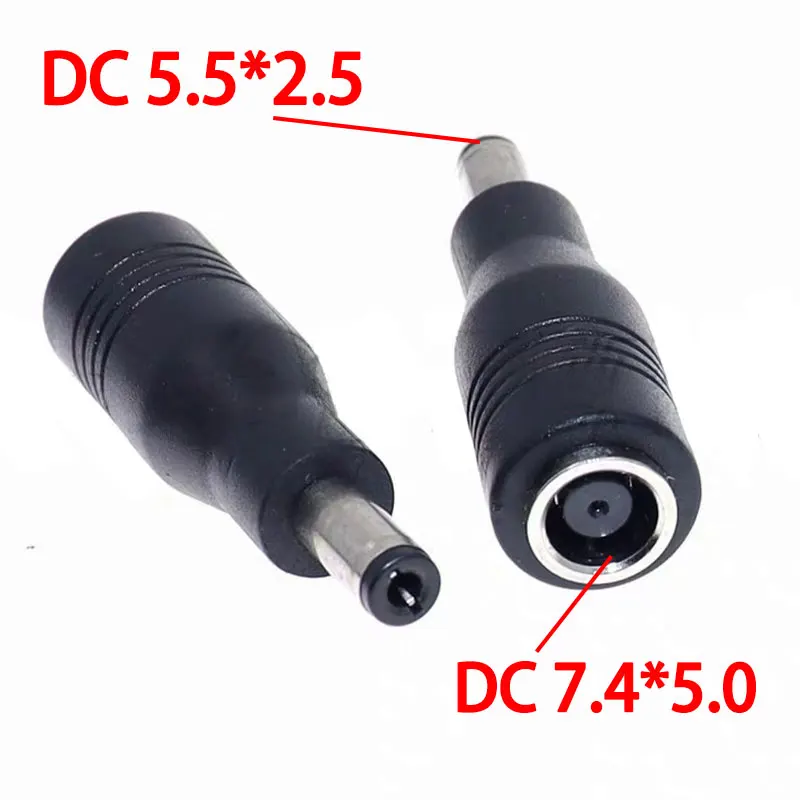 Cordon de connexion pour chargeur d'ordinateur portable Asus Toshiba, adaptateur pour ordinateur portable DC 7.4x5.0mm femelle à 5.5x2.5mm, câble convertisseur d'adaptateur d'alimentation