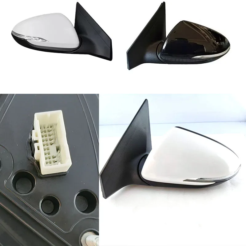 For Hyundai ELANTRA 2016-2019 Auto Parts Electric Folding Turn Signal Rearview Mirror Assembly OEM:87610/20-F2010 5-10 PIN