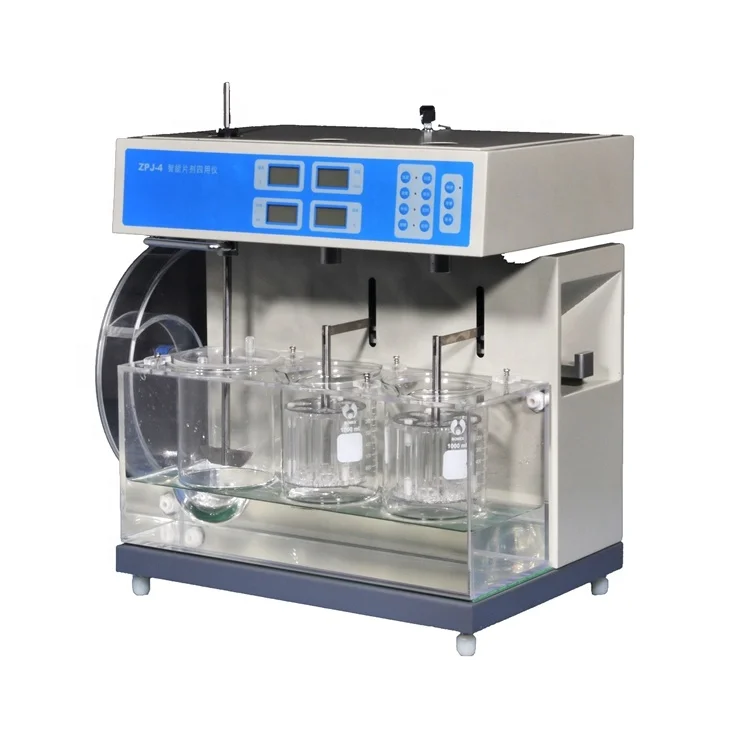 CHINCAN ZPJ-4 Intelligent Four-Function Tablet Tester 220V Measures Hardness Disintegration Time Limit Dissolution Rate