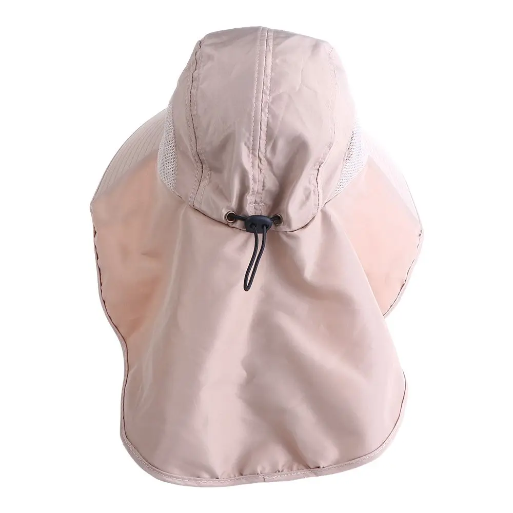 

Long Wide Brim Panama Fishing Cap With Neck Flap Hat with Neck Cover Summer Sun Cap Fisherman Hats Wide Brim Bucket Hat