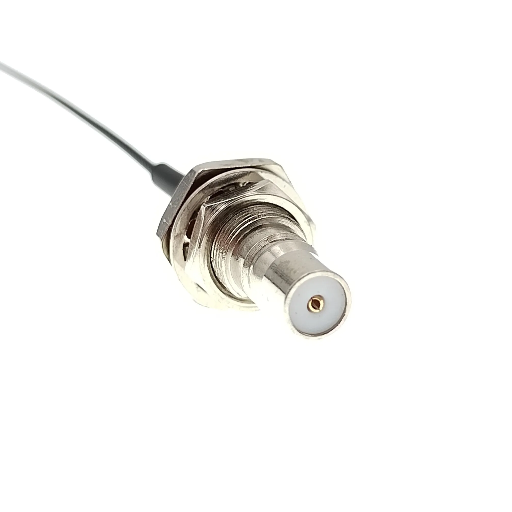 Imagem -05 - Qma Fêmea para Ipex4 Mhf4 Conector Fêmea Pigtail Jumper Cabo Rf1.13 100 Pcs