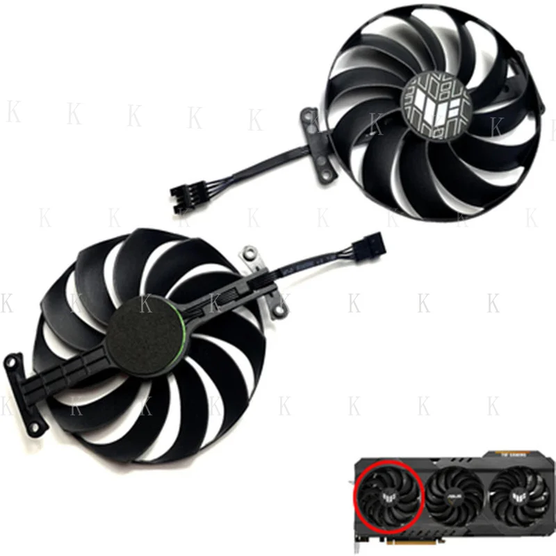 

C Cooling Fan Graphics Card Cooler for ASUS TUF RX6700XT 6800 6800XT 6900XT 6950XT