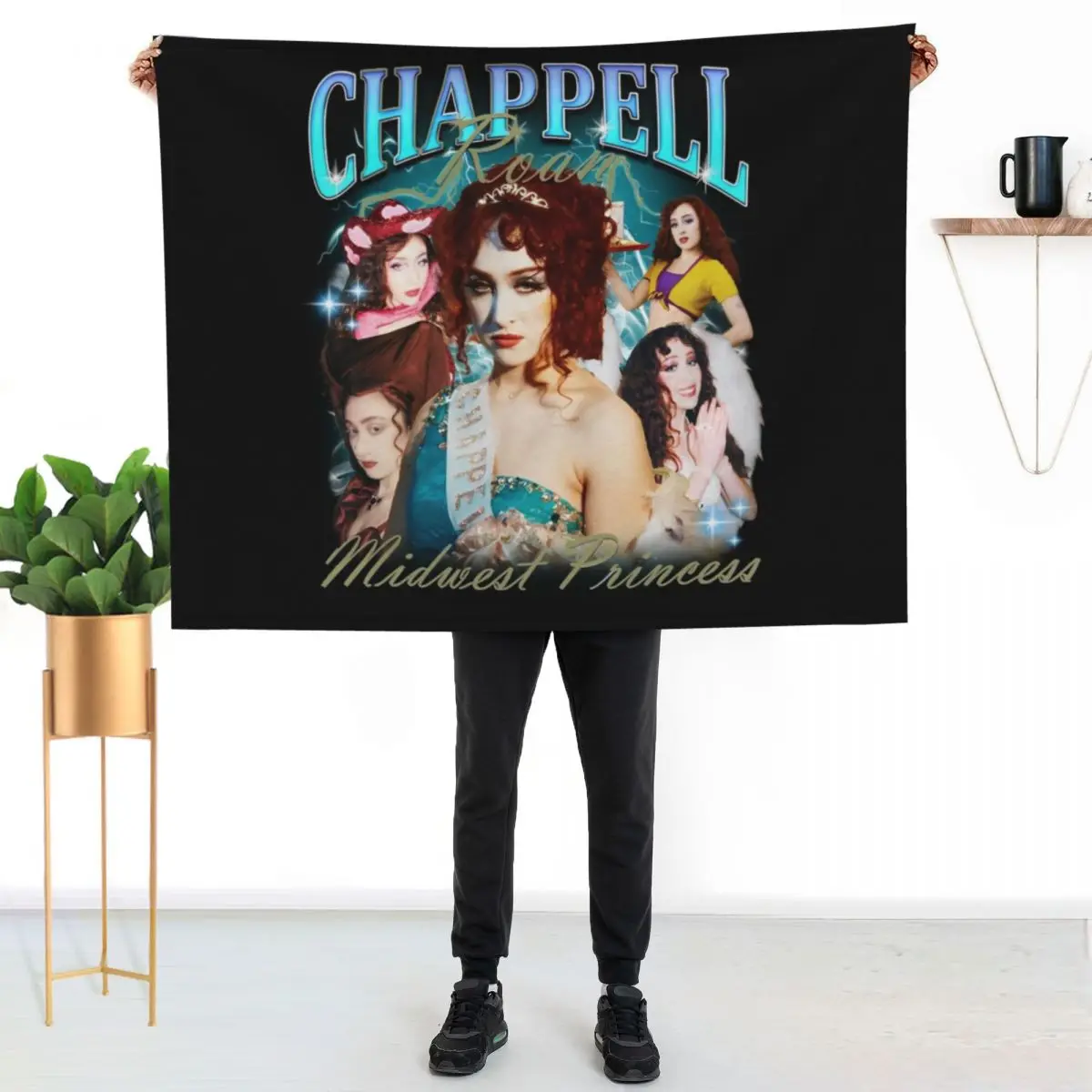 Chappell Roan - Midwest Princess Throw Blanket Beautifuls Quilt Blankets Sofas Of Decoration wednesday Nap Hair Blankets