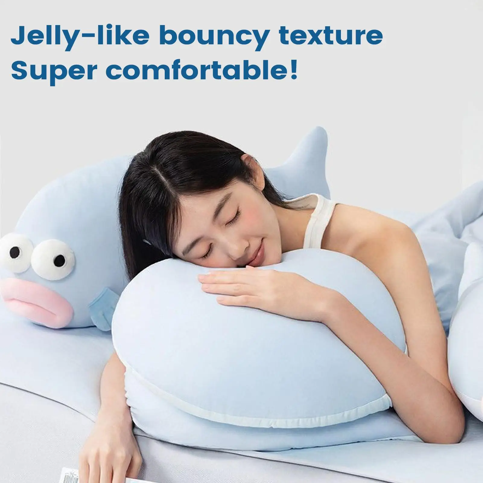 Cooling Pillow Breathable Small Ugly Fish Sofa Cushion Fluffy And Cool Feel Summer Cool Stuffed Animal Cushion Home Decor