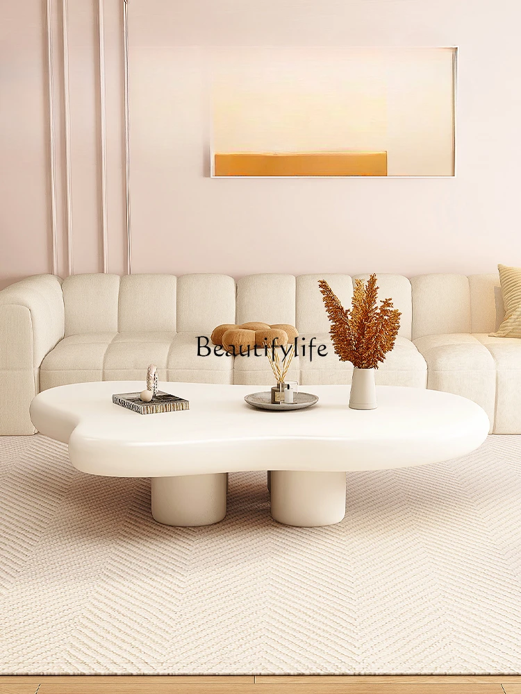 

Cloud Coffee Table Home Living Room Simple Cream Style Small Table