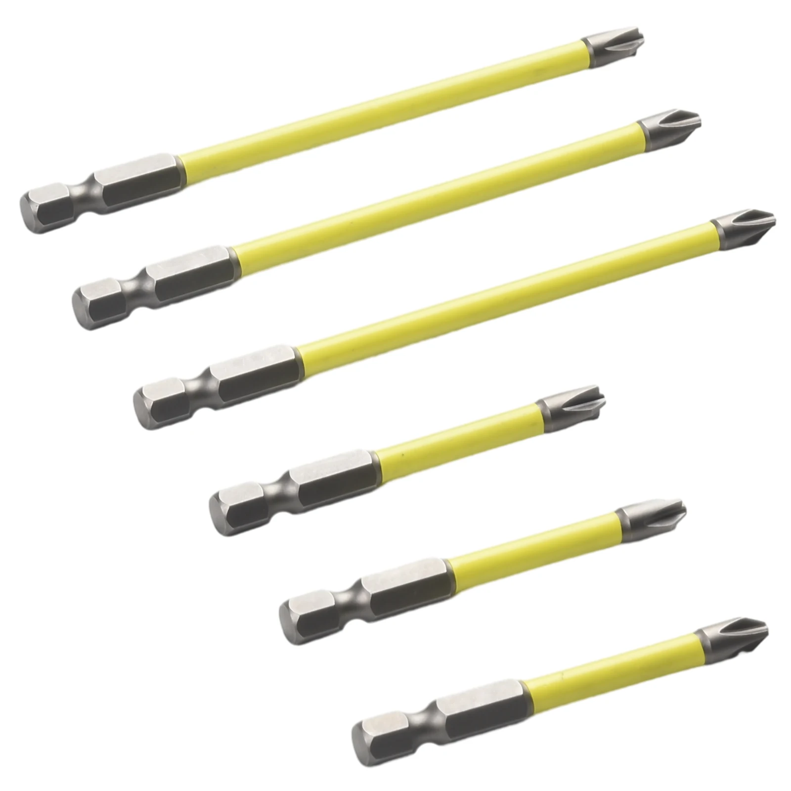 High Quality Brand New Screwdriver Bit Slotted Cross Hand Tools Home Magnetic Replacement Set FPH2 Special Yellow