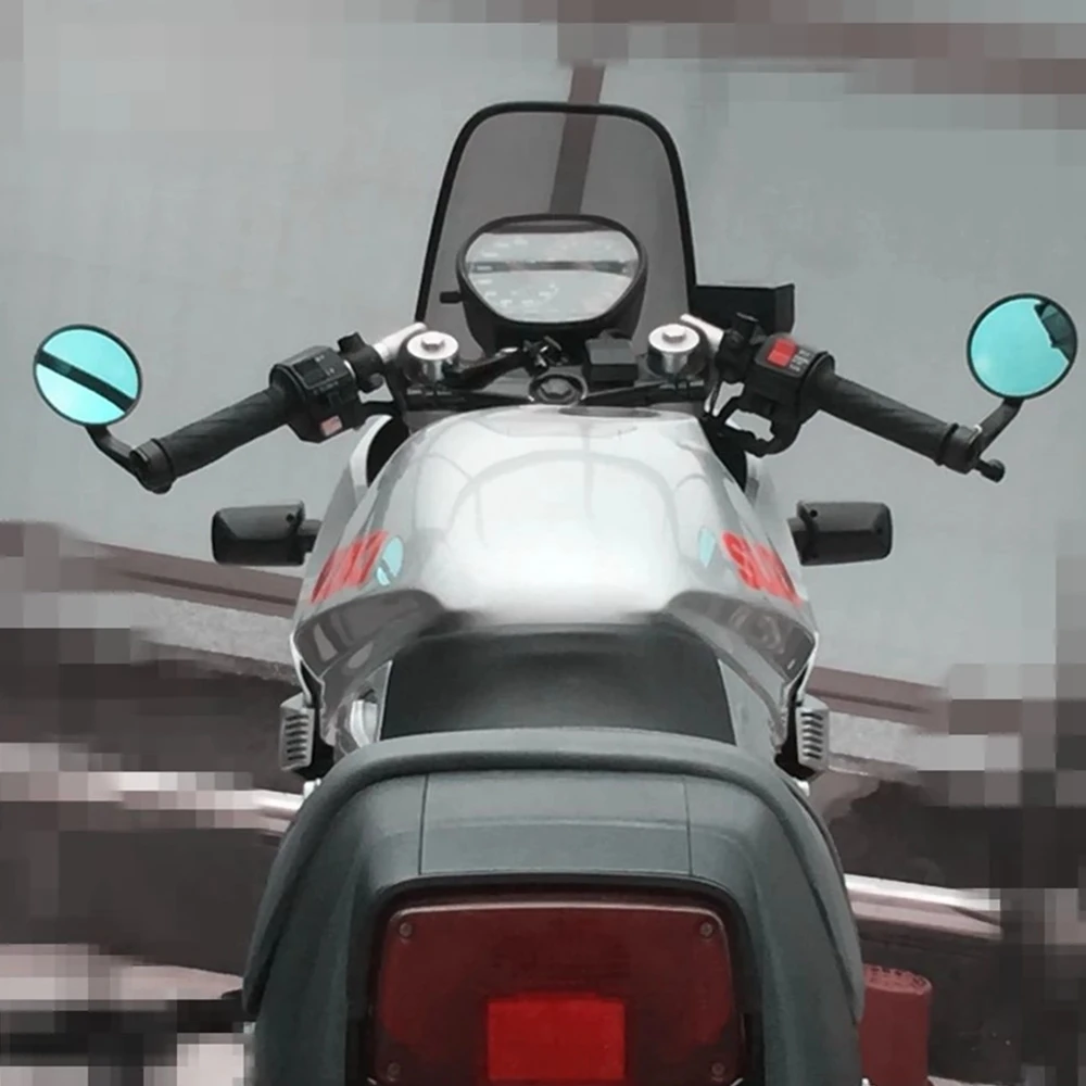 Motorcycle Rear View Mirror Black 7/8\