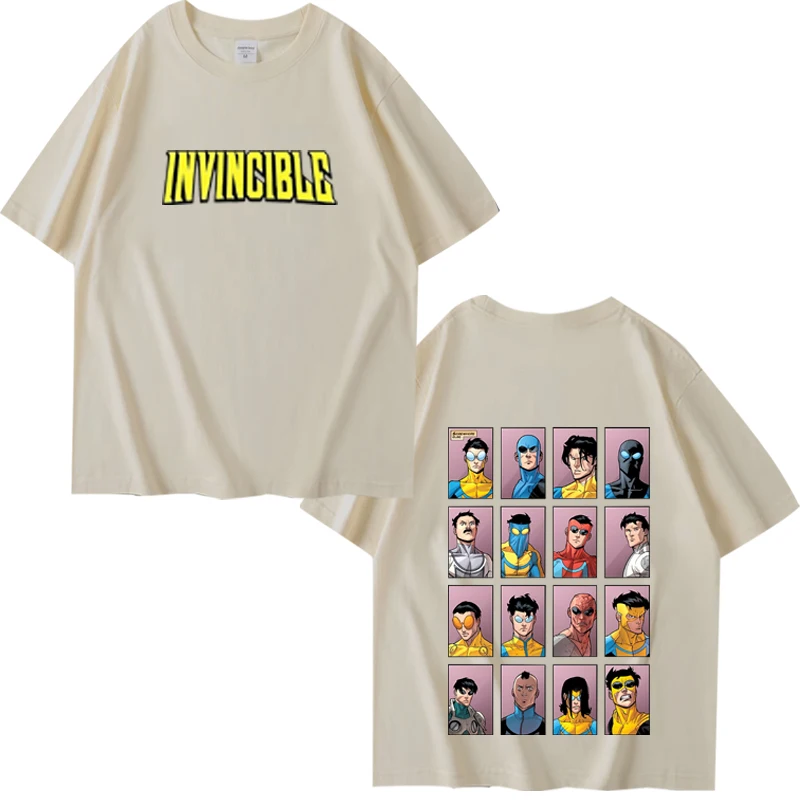 Invincible Variant Graphic T Shirt 2025 men women Oversized 100% Cotton Hot sale short sleeve Summer print Unisex plus size tops