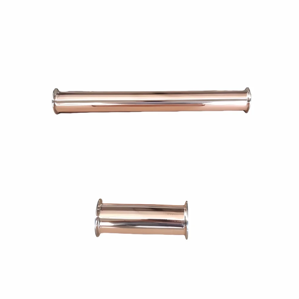 

Clamp 3" 76mm (OD91mm) L=300mm Sanitary Tri Clover Copper Spool Tube/Pipe,Tri Clamp Copper Pipe For Distillation