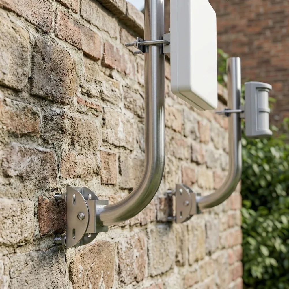Rust Resistant For Antenna Bracket Kit for Long Term Outdoor Use with Waterproof Protection Against Rain and UV