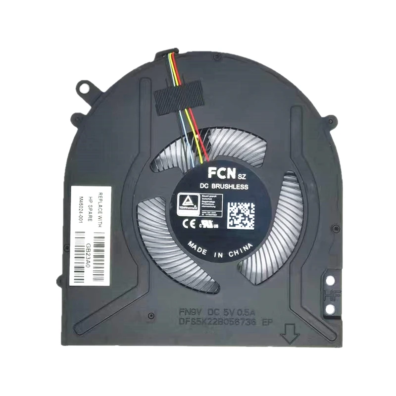 Brand Original New Laptop CPU GPU Cooling fans For  HP X360 14-DY 14-EK 14-ES TPN-W146 TPN-W155 TPN-W