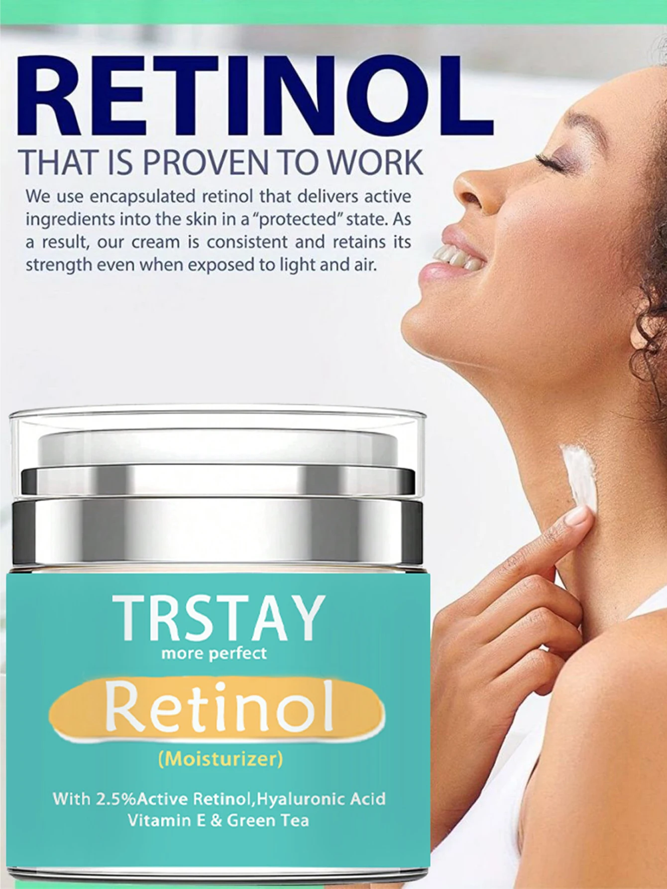 

С 2.5% активным ретинолом, гиалуроновая кислота, витамин E и зеленый чай, экстракт белого риса для лица, эссенция гиалуроновой кислоты, сужает поры