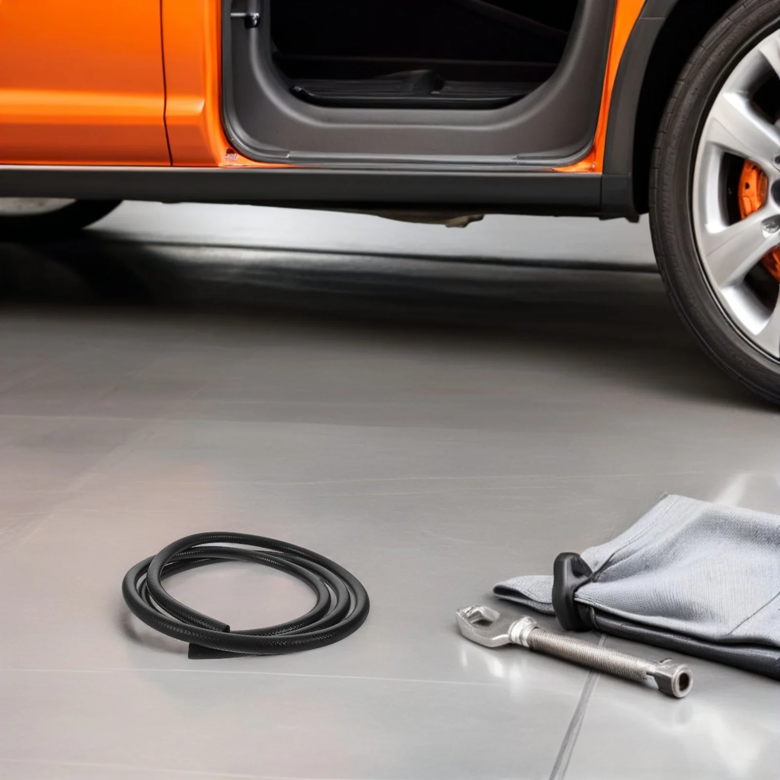 

Auto High Pressure Fuel Line 2m 8mm Id Durable Rubber Hose Car Modification Fuel Supply Automotive Water Soft Hose