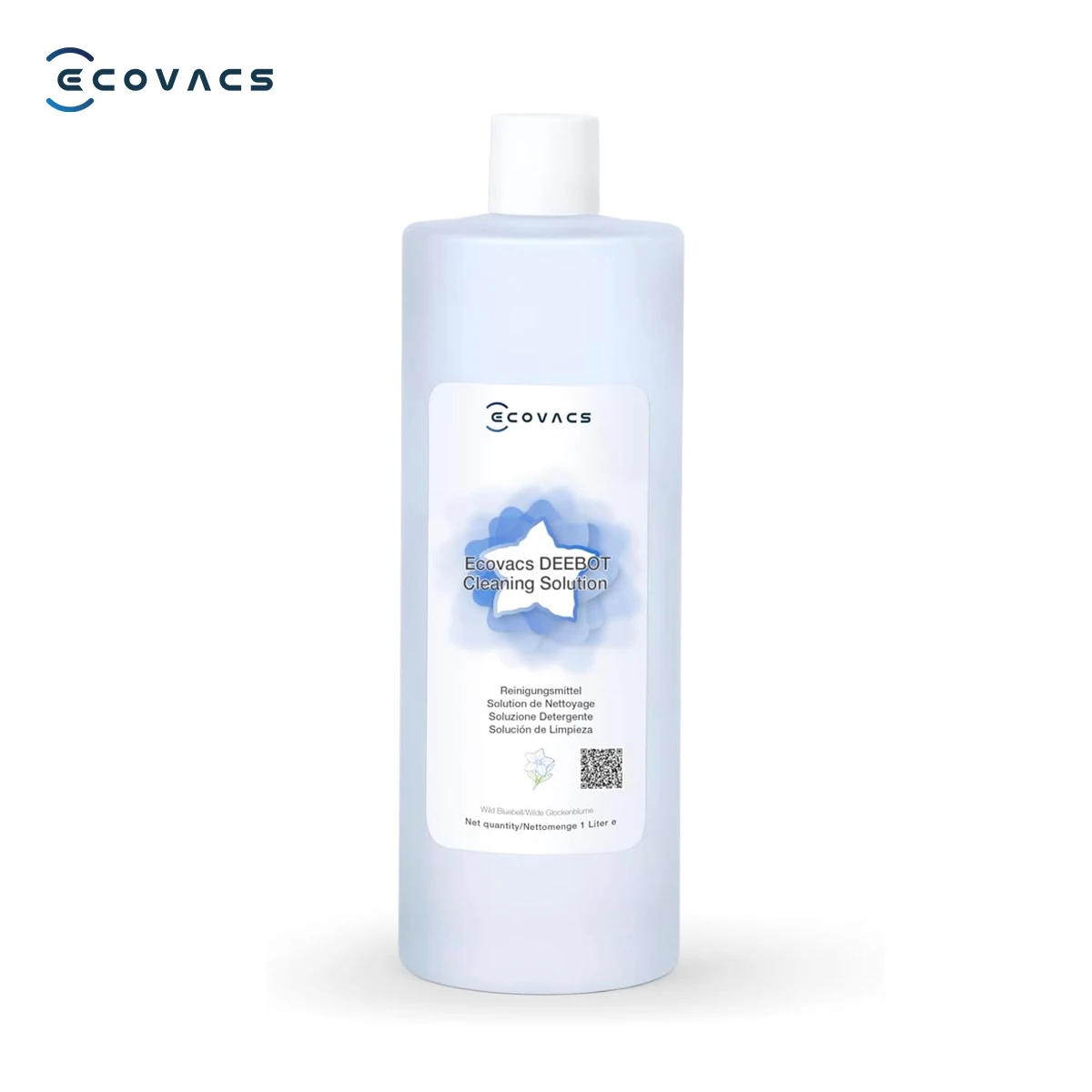 ECOVACS Reinigungslösung für Deebot Roboterstaubsauger, Originalzubehör, geeignet für X-Serie/T-Serie, 1L