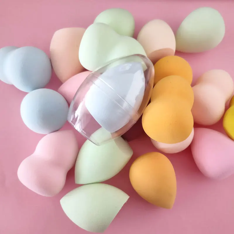 

Wholesale Promotional Custom Logo Latex Free Material Make Up Sponges Soft Private Label Beauty Makeup Sponge Blender