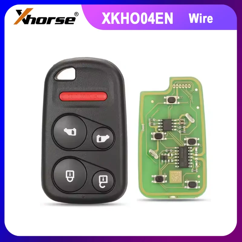 

1/2/5PCS Xhorse XKHO04EN For Honda Type Wire Remote Key 4 Buttons