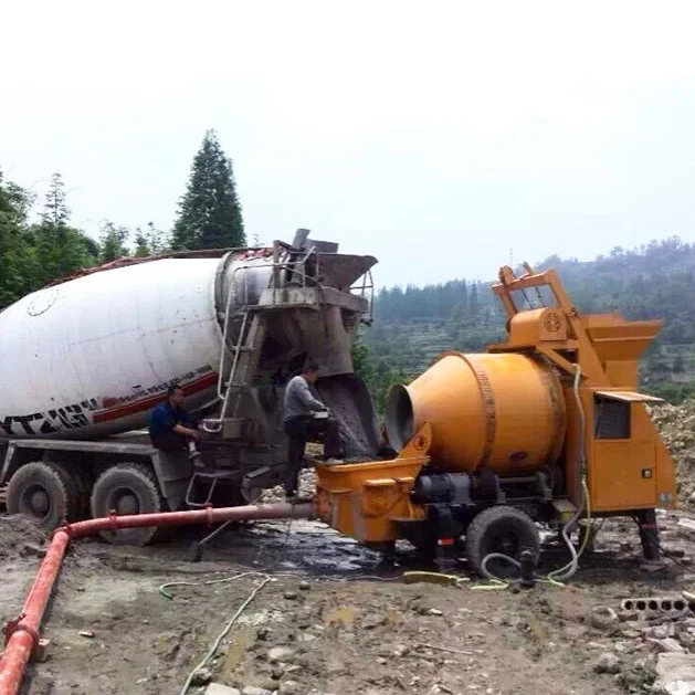 

YG Customized Concrete Mixer With Pump Machine Truck Mini Cement Mixer With Pump Machine Concrete Mixer High Pressure