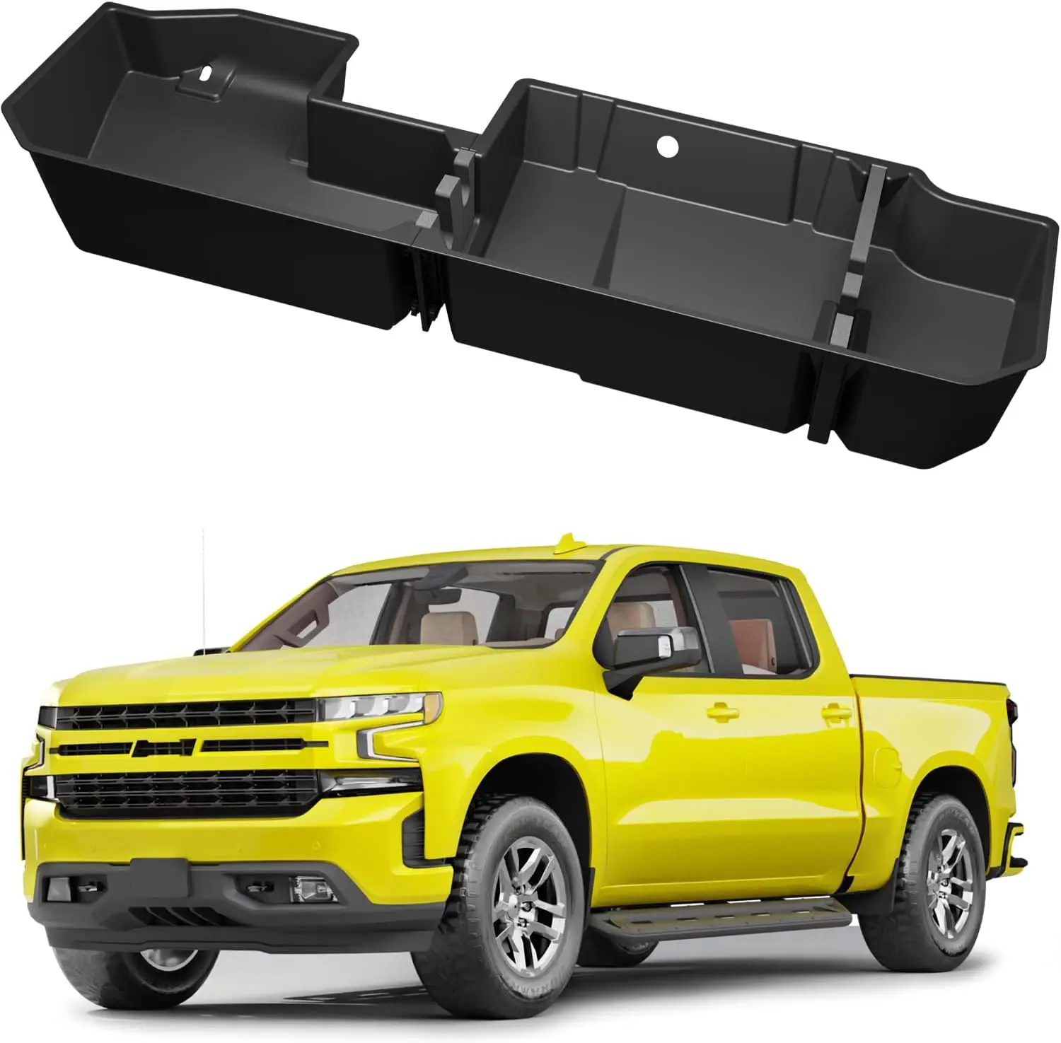 

Under Seat Storage Boxes for 2019-2026 Chevy Silverado/GMC Sierra, Fits 2500HD/3500HD Models
