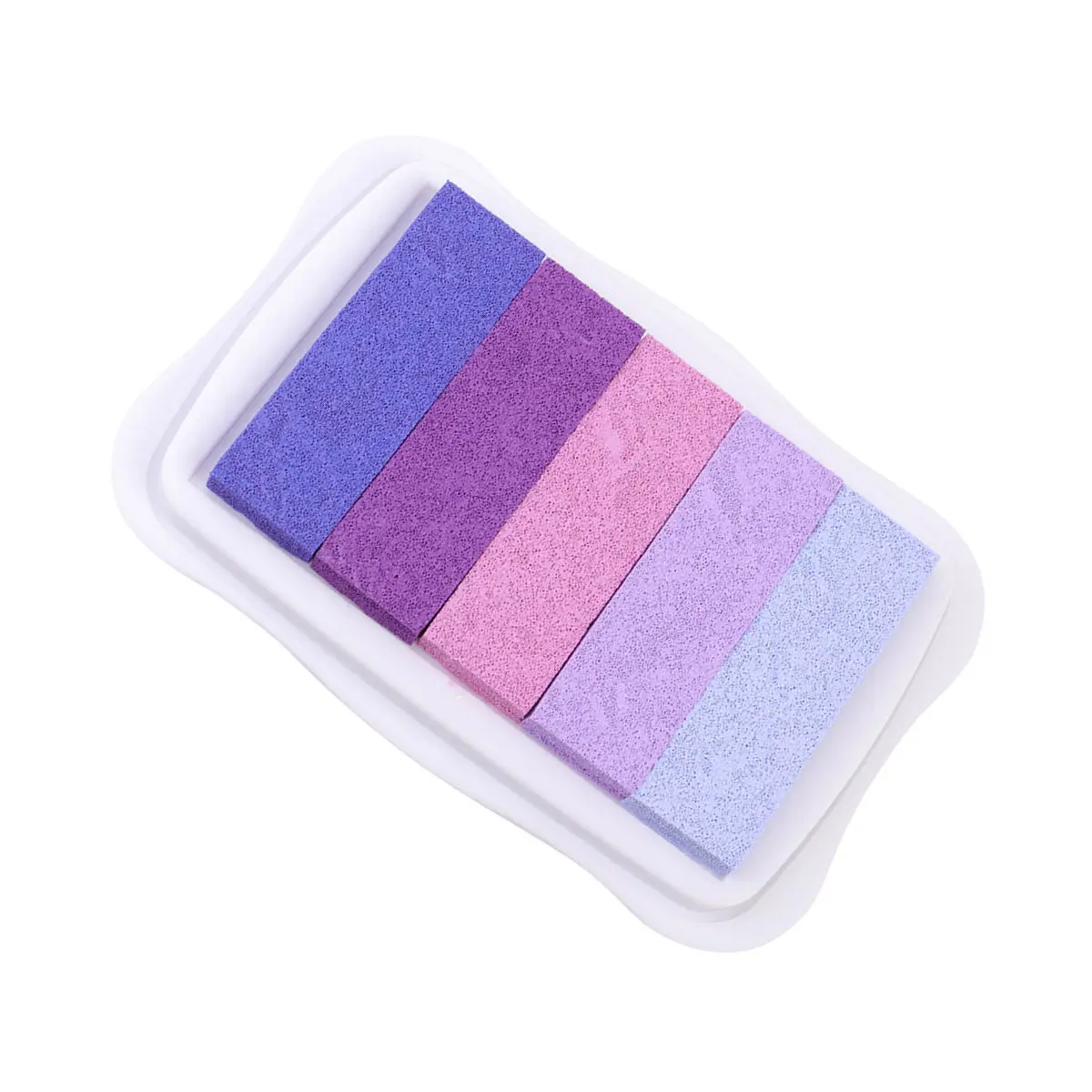 5 Colors Gradient Ink Pad Eco-Friendly Non-Toxic Washable Craft Stamp Pad for Children Creative Projects Scrapbooking Card