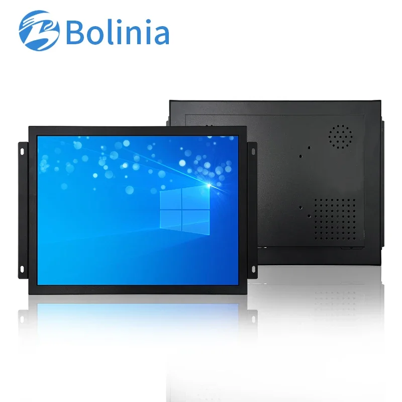 Não caixa do metal do tela táctil, quadro aberto de TFT encaixado, OEM, ODM, LCD industrial, HD-MI, VGA, avoirdupois, BNC, 15 Polegada, 1024*768