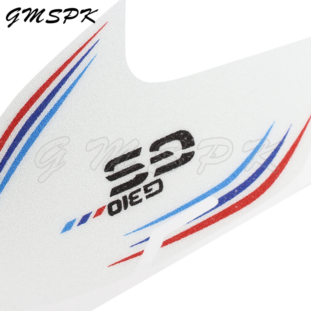 オートバイの燃料タンク用の粘着性保護キット,PVCの滑り止めサイドステッカー,トラクションパッド,BMW g310gs,g310 gs,つや消し