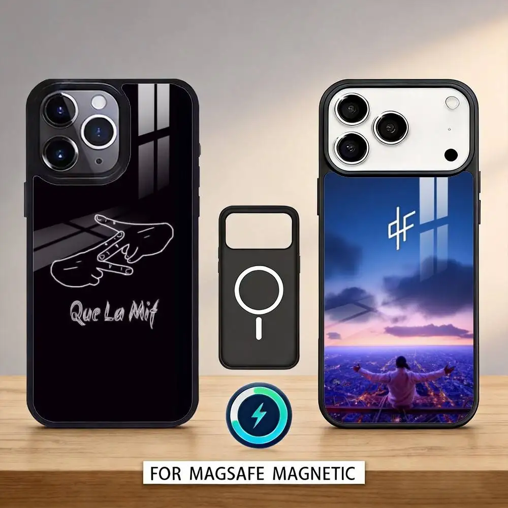 

P-PNL QLF Rapper Singer Phone Case For iPhone 17,16,15,14,13,12,Pro,Max For Magsafe Magnetic Wireless Charging