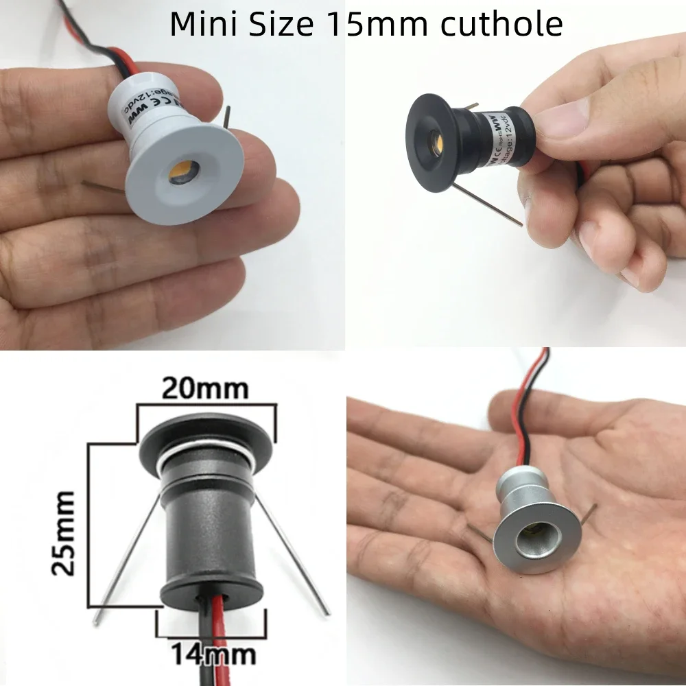 Миниатюрные Светильники направленного света, 12 В, 1 Вт, 220 В