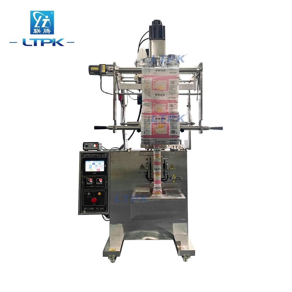 Factory Wholesale Automatic Back Side Sealing Vertical Straight Auger Screw Masala Spice Milk Coffee Powder Bag Packing Machine