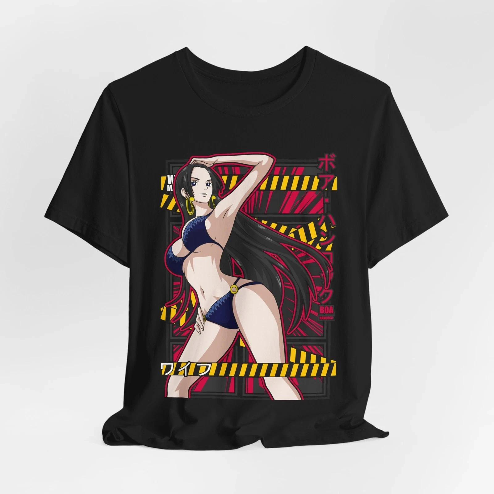 Camiseta gráfica Summer Anime Waifu Boa, camiseta unisex de manga corta, camiseta de manga corta con cuello redondo para hombre