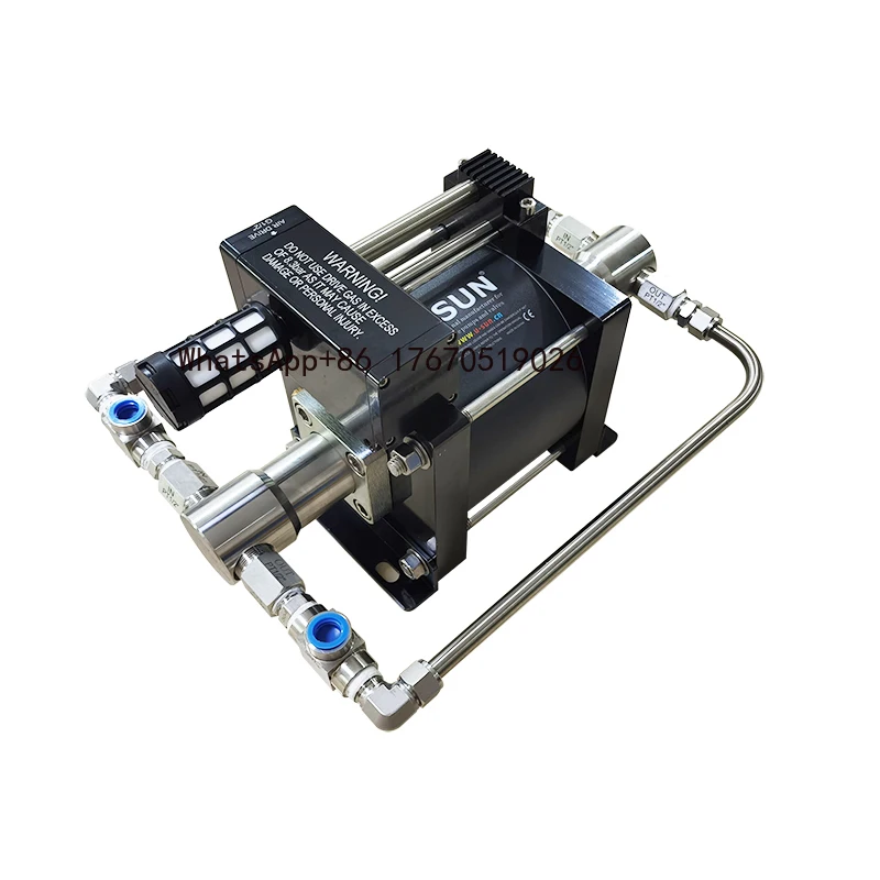 

Model :AT40-CO2 Pneumatic Driven Liquid CO2 Transfer Pump for Soda tank Refilling