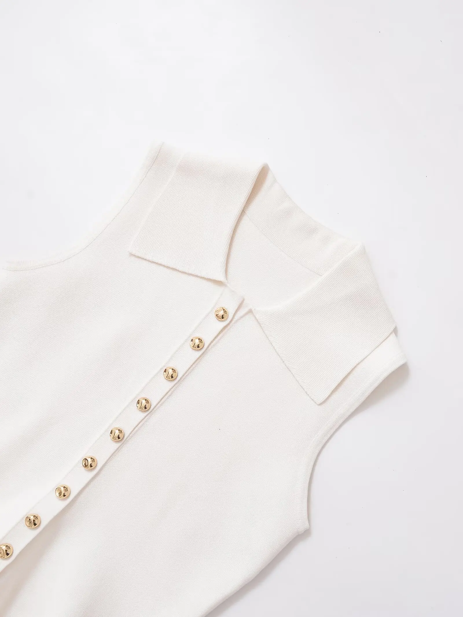 YY26196 ZA25 summer new women's clothing European and American style short skirt style hem knitted vest style top 4192060