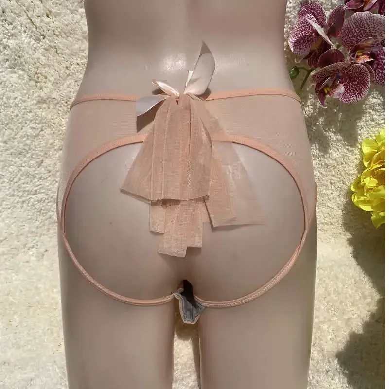 Open Butt Camel Toe Control Panty Gaff Tucking Panties Sheer Sissy Lingerie Crossdresser Transgender Shemale Drag Queen Briefs