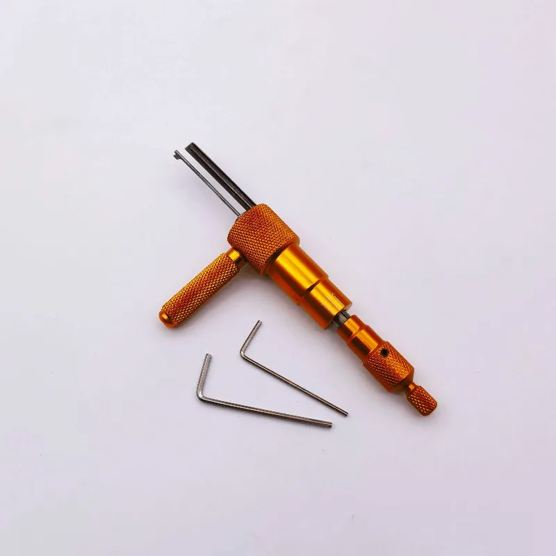 Gold Tone Positioning Decoder Tool for AB KABA Positive Groove Locks,  Maintenance Repair Tool