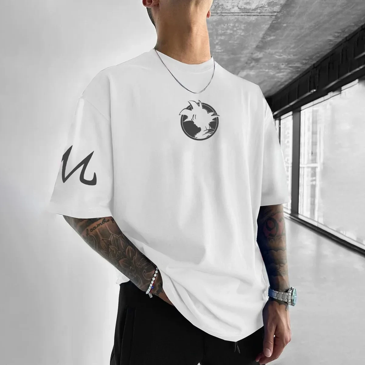 Dragon Ball Vegeta Anime Herren T-Shirt 2026 Sommer Streetwear Locker Sitzend Kurzarm Baumwoll-T-Shirt Beliebtes Lässiges Grafik-Shirt