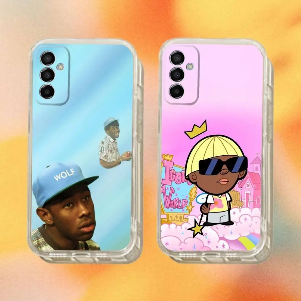 

T-Tyler The Flower Boy C-Creator Phone Case For Samsung S24,30,21,22,23,20 FE,lite,PIus,Ultra,5G,Note,9,10 Transparent Cover