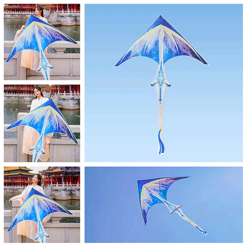 Free Shipping delta kites flying outdoor game wind kites for children Outdoor toys cert volant Electric shocker dragon kite koi