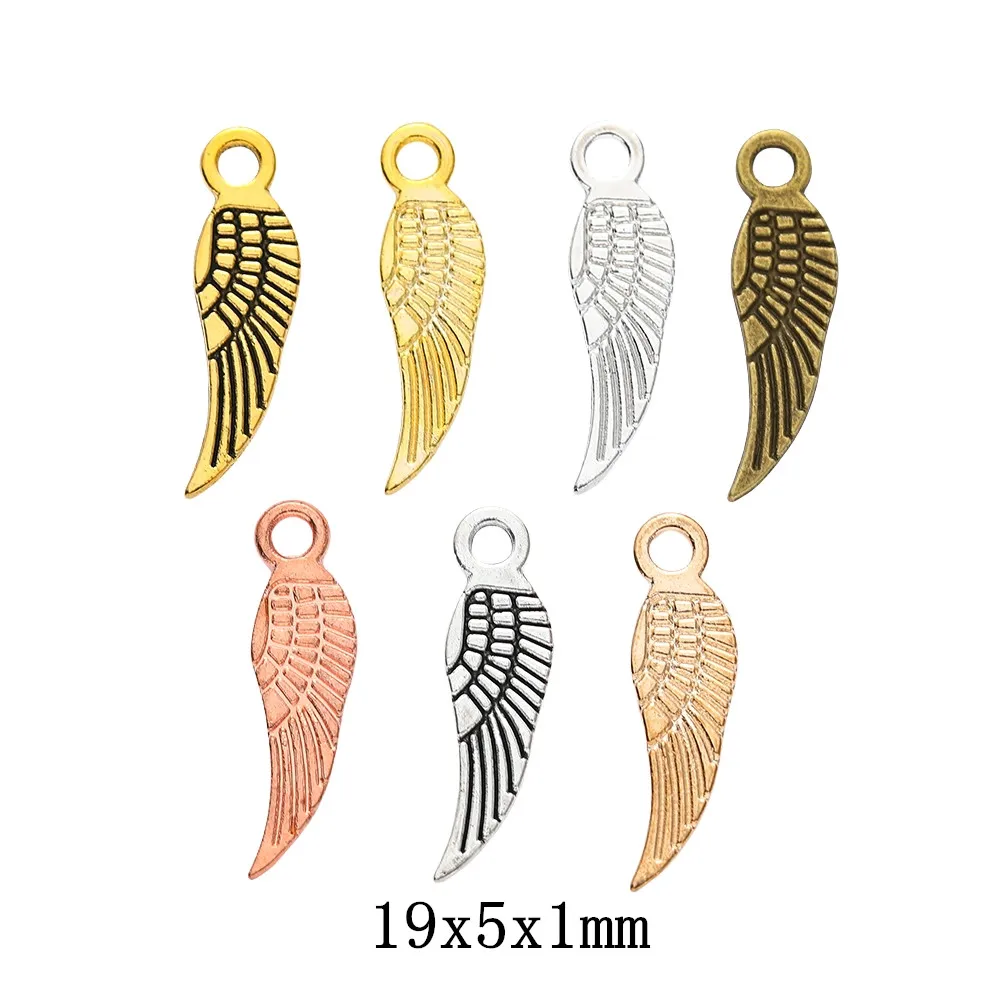 

150pieces (wing) vintage zinc alloy charm metal pendant DIY jewelry discovery making accessories2823