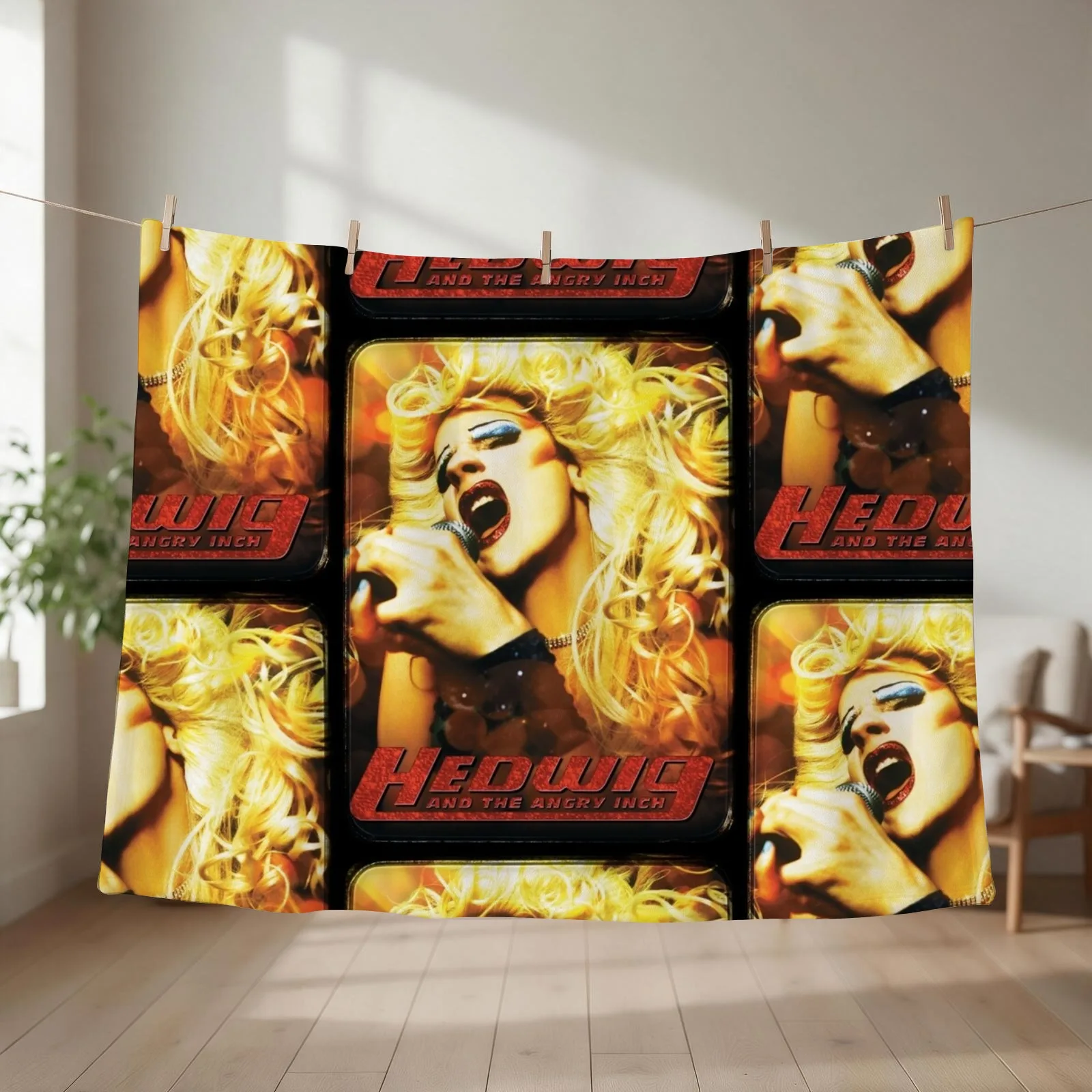 Hedwig And The Angry Inch Throw Blanket couch cozy soft plush fuzzy picnic outdoor blanket