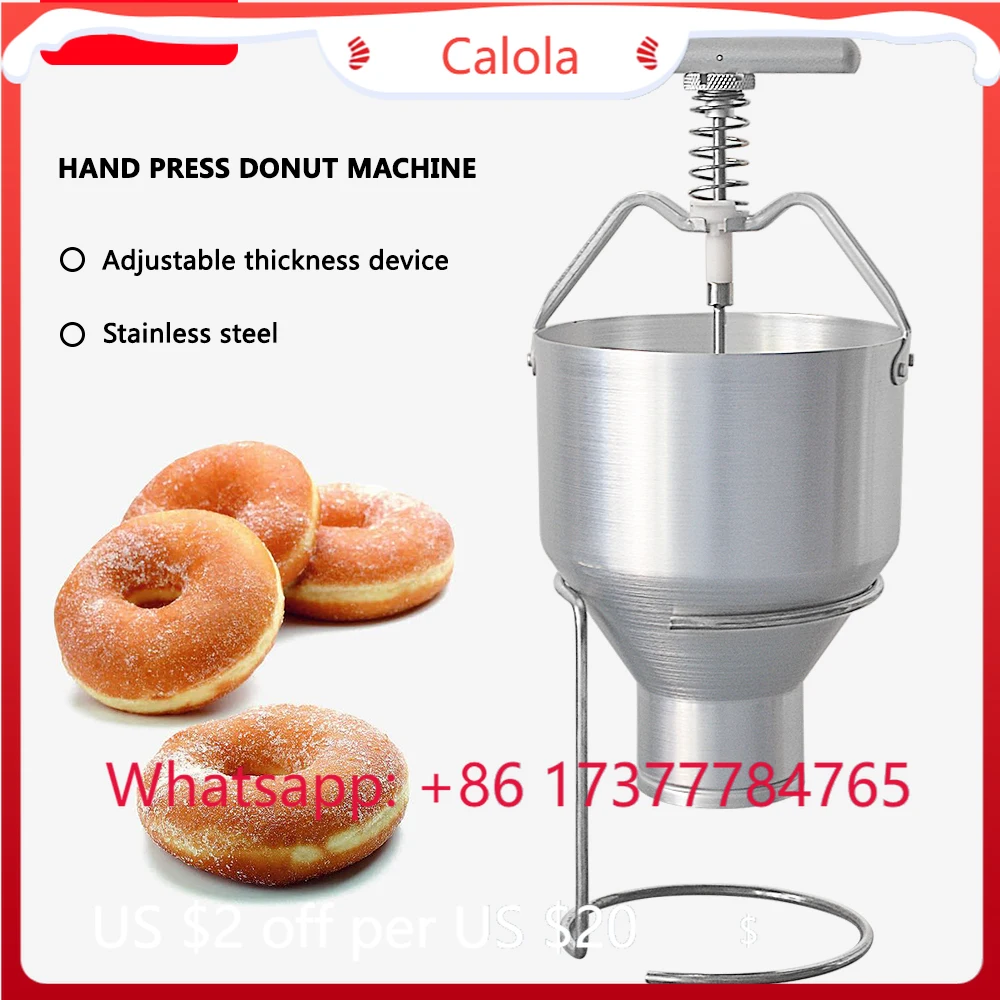 5L Stainless Steel Hand-Pressed Donut Machine XEOLEO