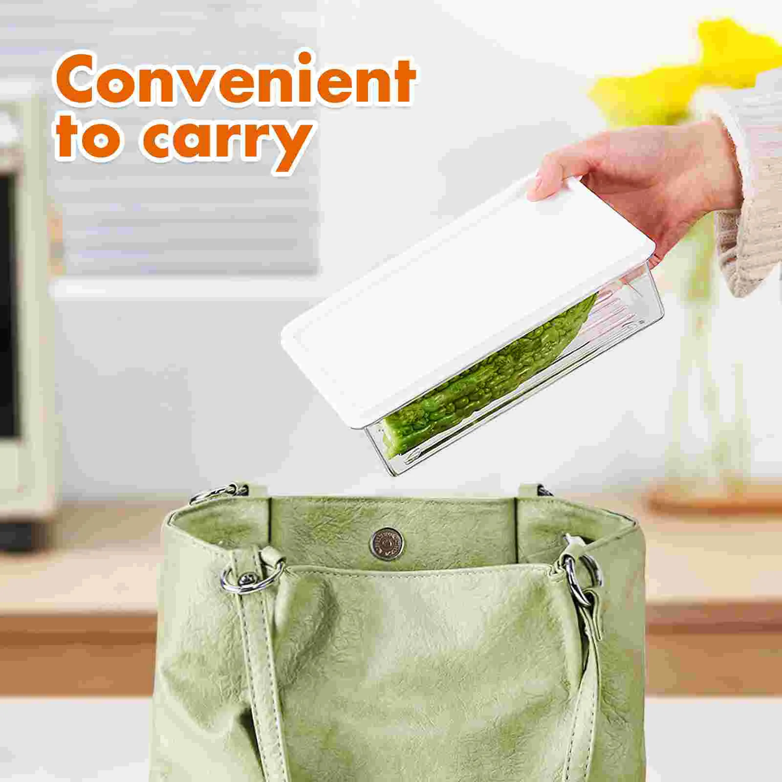 Food Holder Turkey Lunch Meat Bacon Keeper for Refrigerator Storage Container Sandwich Containers