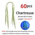 60pcs chartreuse