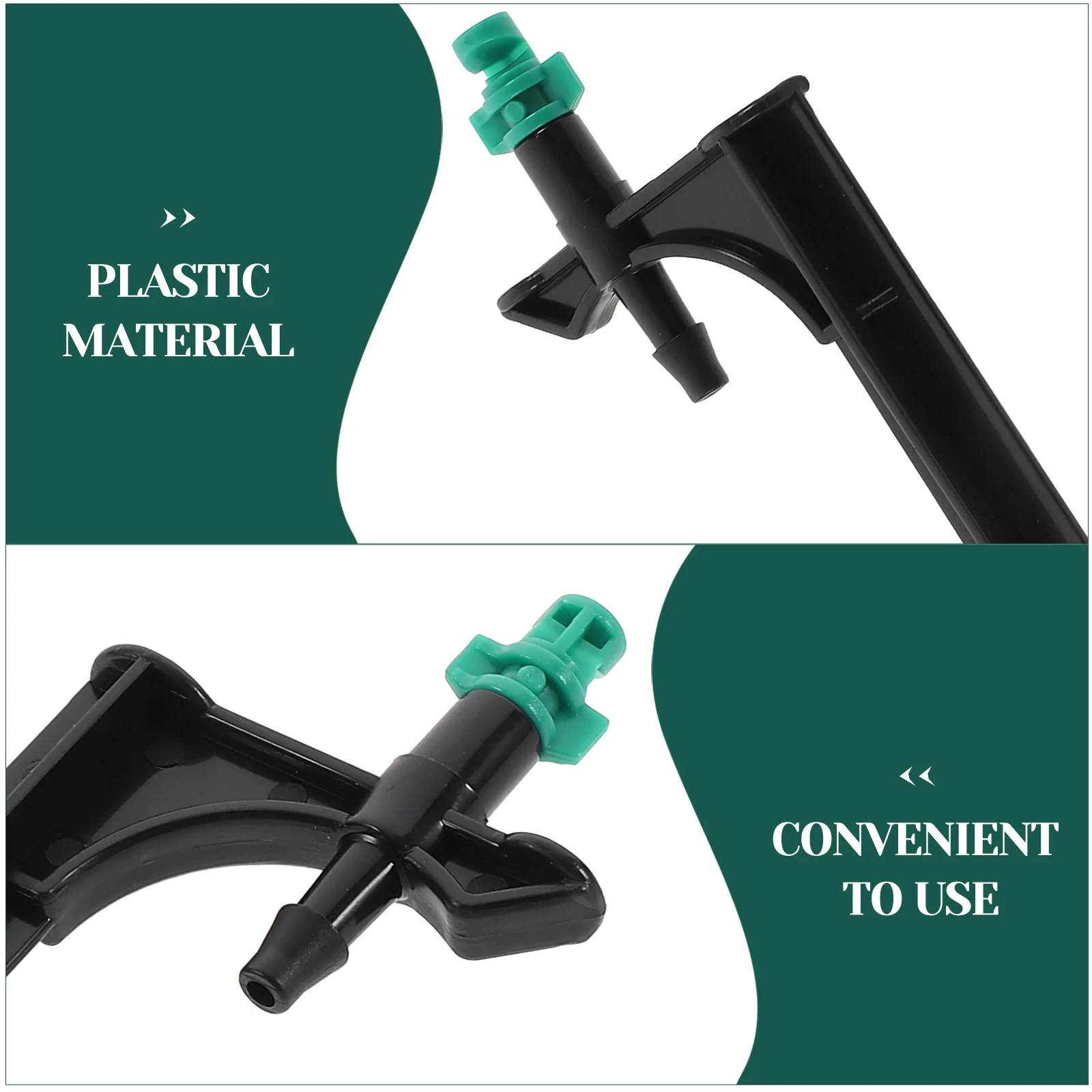 

20Pcs Spike Watering Nozzle Adjustable Misting for Lawn and Garden Irrigation Misting Nozzle Adjustable Sprinkler