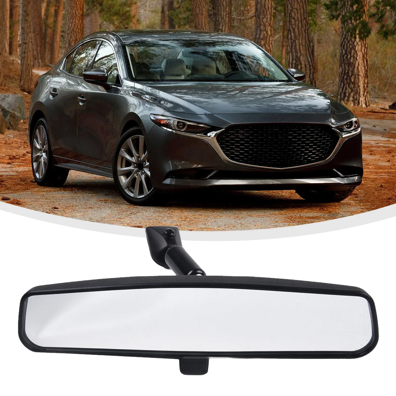 

Rotates Interior Rear View Mirror Adjustable Wide-angle Rearview Mirror For Mazda 3 Ffor CX-3 For CX-5 For MX-5 KD53-69-220B