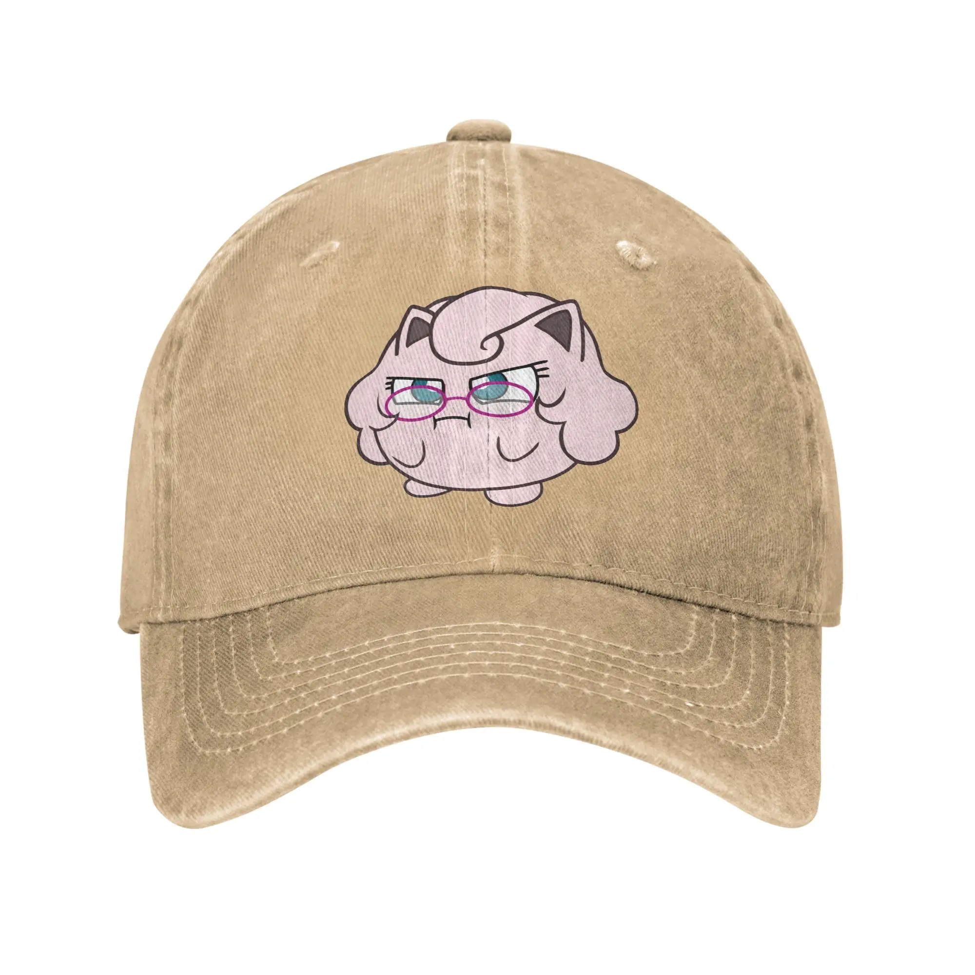 Jigglypuff Cap Pokemons Humor Baseball Cap Hats Visor Protection Snapback Cotton tops gorras