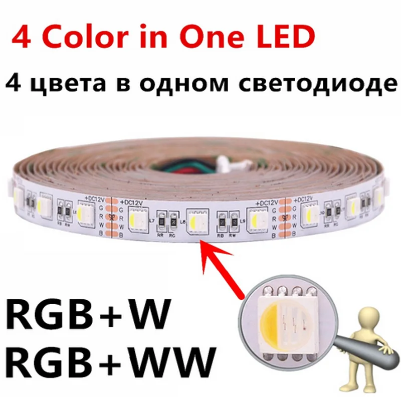 DC12V 4in1 RGBCW RGBWW 5in1 RGBCCT SMD 5050 RGB LED Streifen Bar Spielzimmer Auto Atmosphäre dekorative flexible Lichtleiste