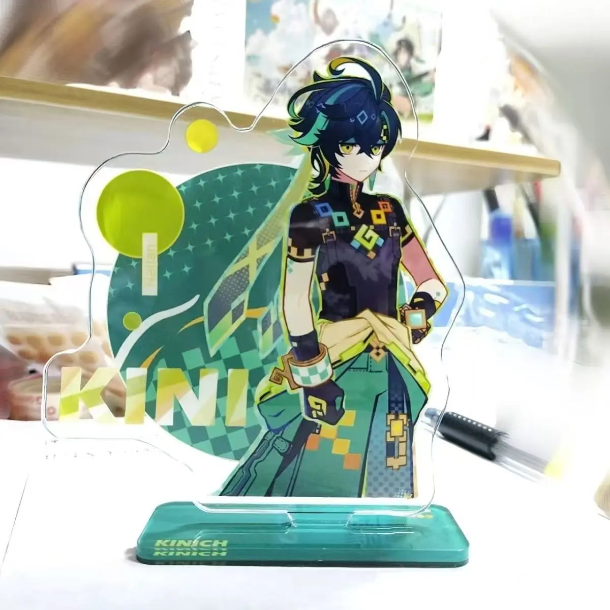 Cute Game Desk Plate Models Kinich Turnfire Hunt Acrylic Stand Model Toy Action Figures kids gift