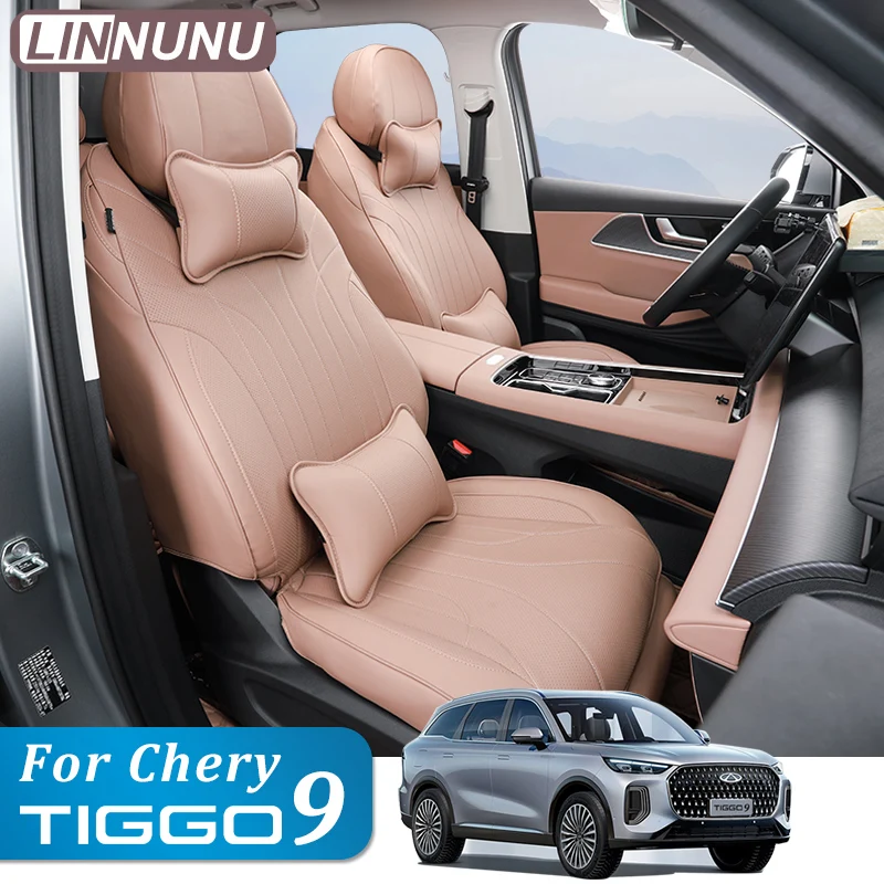 

LINNUNU левый чехол на автомобильное сиденье, полностью окруженная внутренняя защита, 5 7 мест для Chery Tiggo 9 Chirey 2025 2026 2024, аксессуар